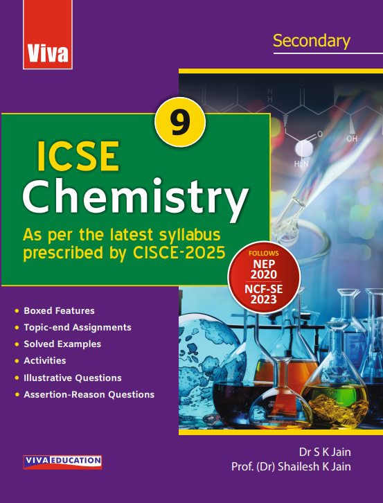 ICSE Chemistry, 2024 Edition Book-9