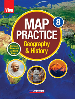 Map Practice Class 8, Revised Edition