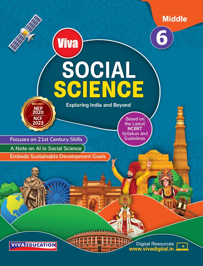 Viva Social Studies With Rationalised Syllabus, 2025 Edition - Book 6