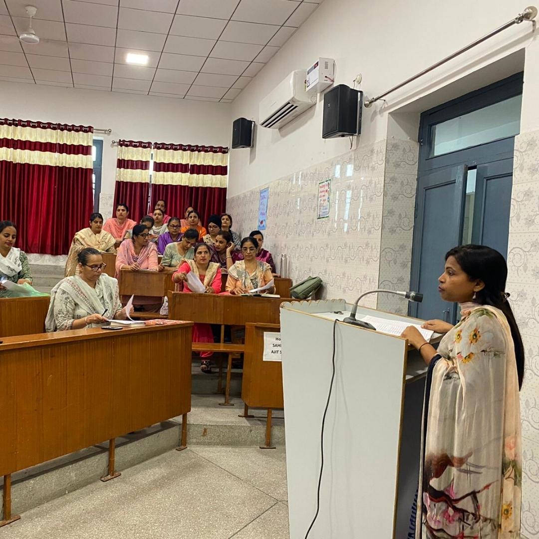 A WORKSHOP ON NEW TEACHING METHODOLOGY AND CLASSROOM MANAGEMENT WAS CONDUCTED BY MRS PALLAVI SINGH FOR THE TEACHERS OF ONE OF OUR USER SCHOOLS IN LUDHIANA. HERE'S A GLIMPSE OF TEACHERS HAVING THE BEST TIME LEARNING NEW METHODS AND TECHNIQUES