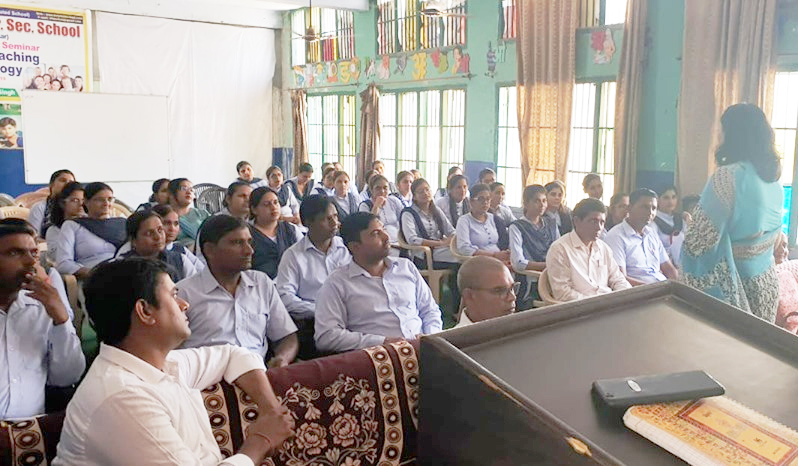 A WORKSHOP ON “INNOVATIVE PEDAGOGY AND EFFECTIVE TEACHING SKILLS” AT HOLYFIELD MODEL SR. SEC. SCHOOL, NARNAUND, JIND.