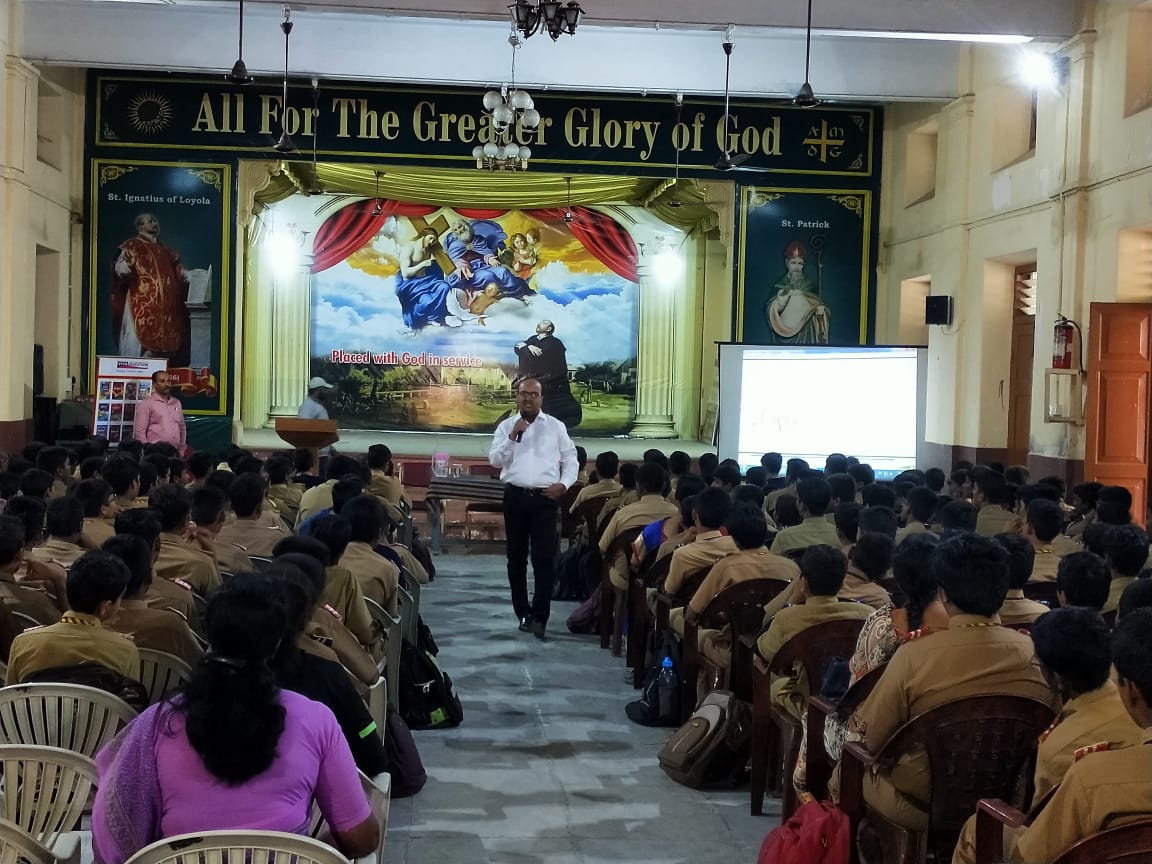 CAREER GUIDANCE WORKSHOP ORGANIZED BY VIVA EDUCATION IN ST. PATRICK SCHOOL, SECUNDERABAD. RESOURCE PERSON: MR. AMIR MEHBOOB