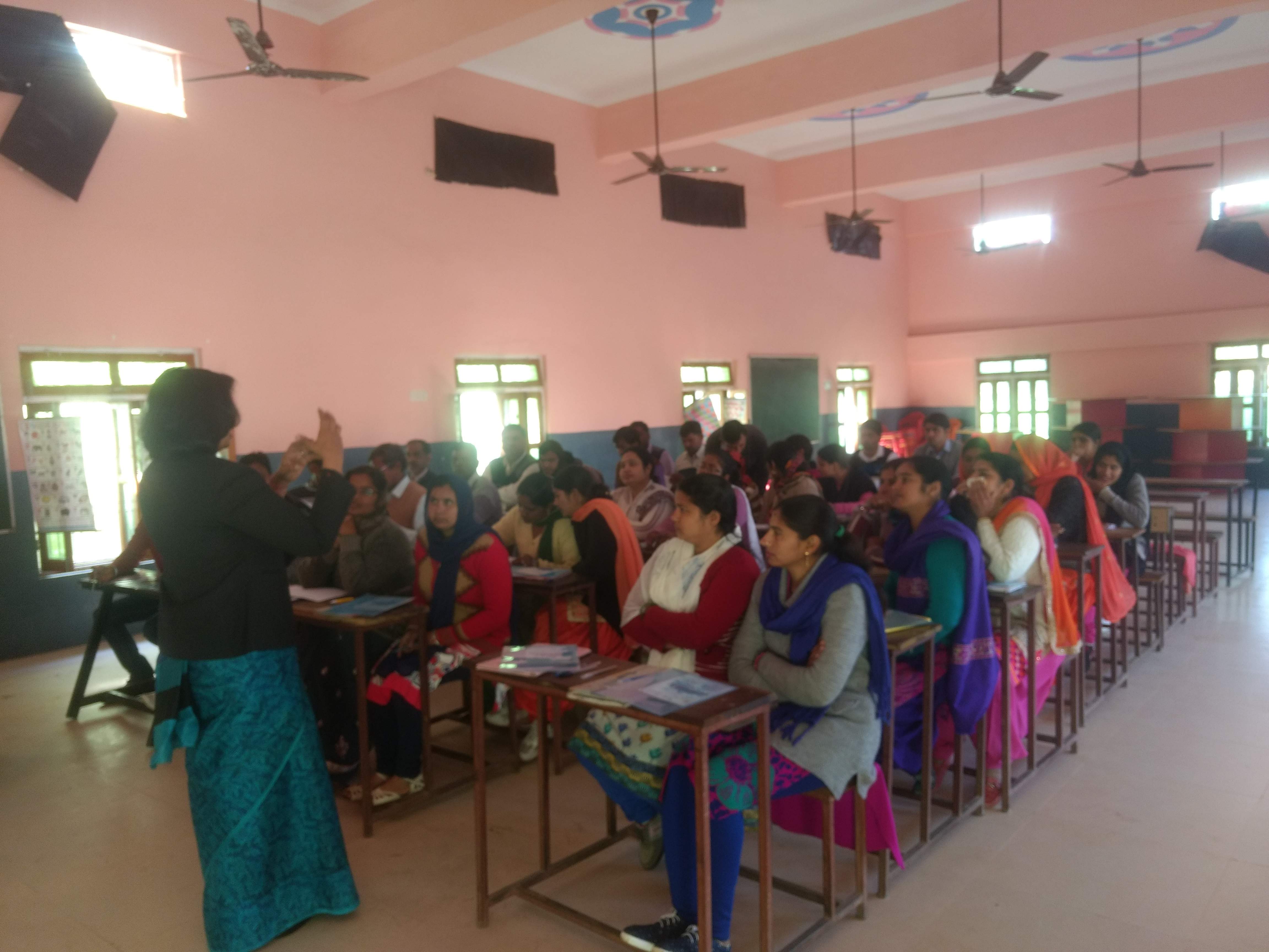 TEACHERS TRAINING WORKSHOP ON CHILD PSYCHOLOGY AT MAHATAMA BUDH SR. SEC. SCHOOL, GURIANI, HARYANA