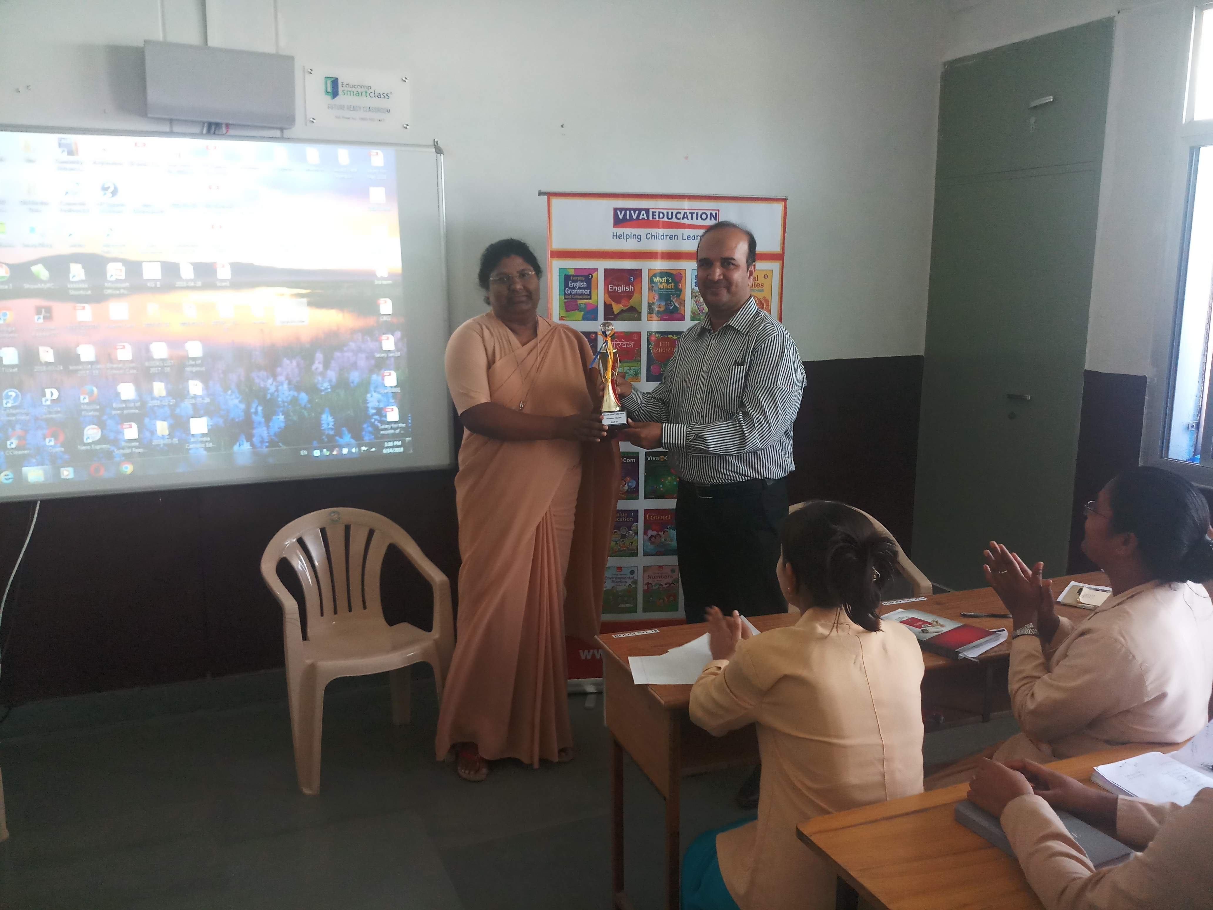 WORKSHOP ON CLASSROOM MANAGEMENT AND MODERN TRENDS IN EDUCATION IN BHARAT JYOTI SCHOOL, NAINPUR (MP).