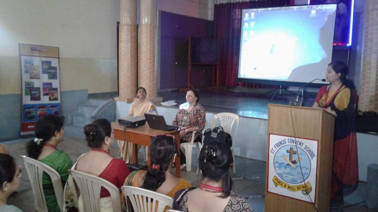 WORKSHOP HELD BY VIVA EDUCATION ON VALUES AND LIFE SKILLS AT ST.FRANCIS SCHOOL, AGRA CONDUCTED BY MRS. NEERA KOHLI