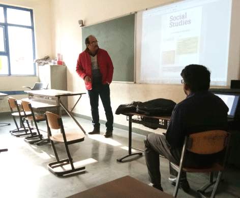 SESSION FOR TEACHERS DETAILING THEM ABOUT OUR SERIES SOCIAL STUDIES AND WHATS WHAT IN PARAMOUNT INTERNATIONAL SCHOOL, DWARKA.